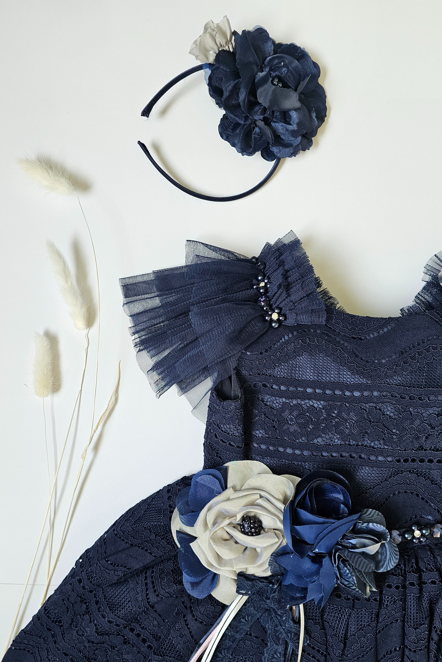 Minifashion, Festkjole til barn, Navy Blå
