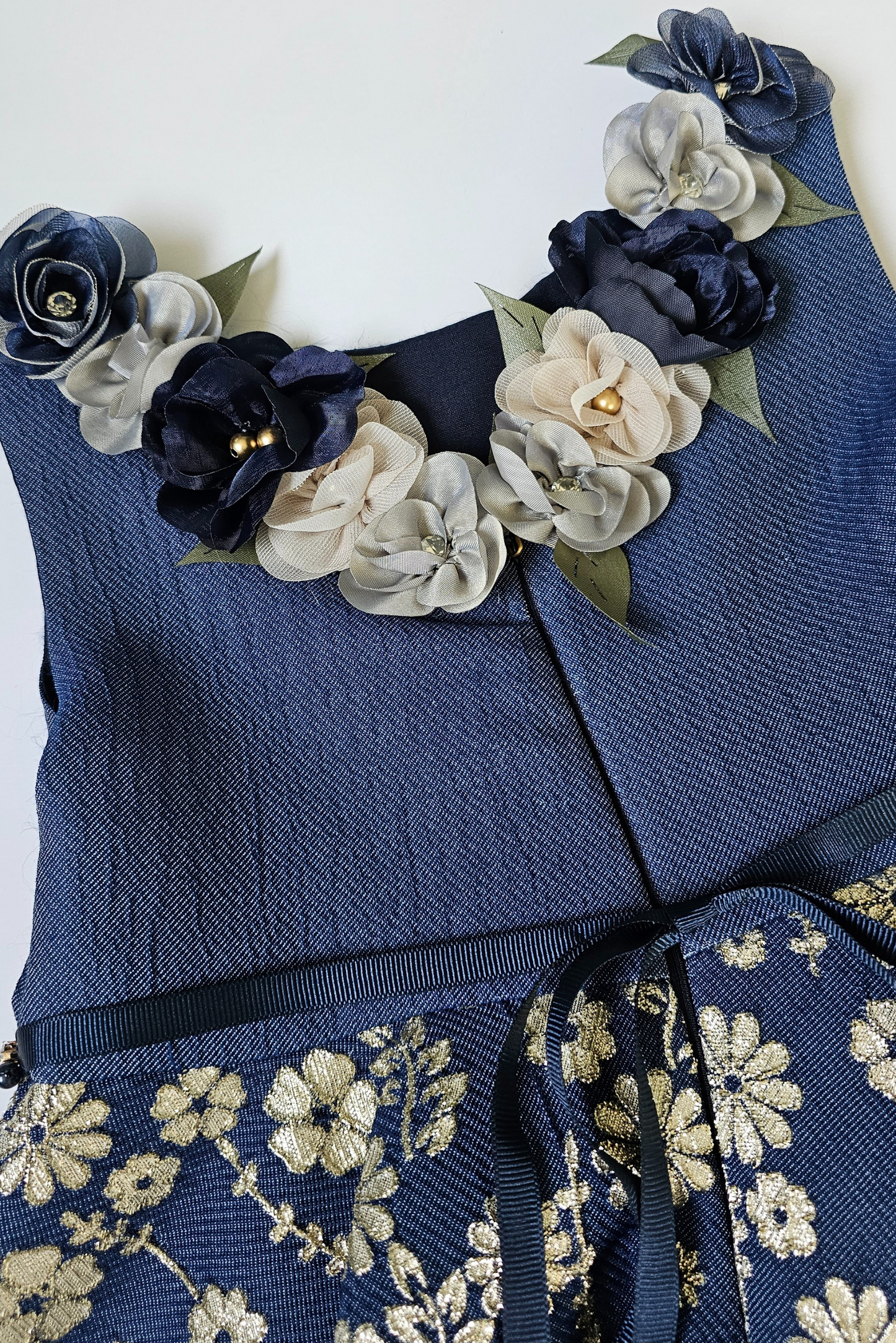 Minifashion, Jentekjole, Navy blå og gull