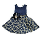 Minifashion, Jentekjole, Navy blå og gull