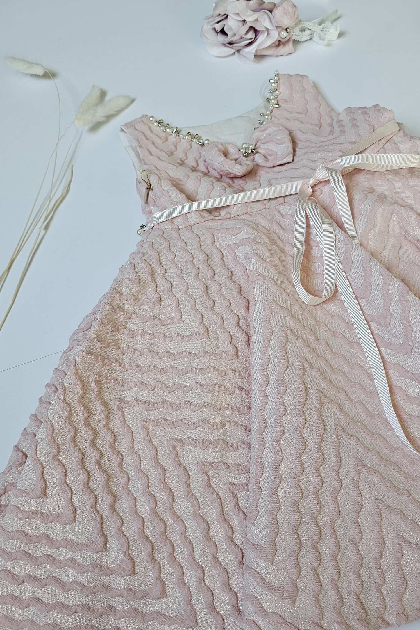 Minifashion, Festkjole til barn, Babyrosa