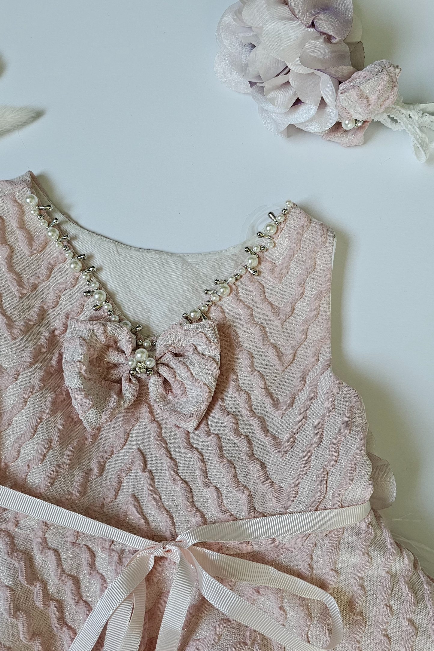 Minifashion, Festkjole til barn, Babyrosa