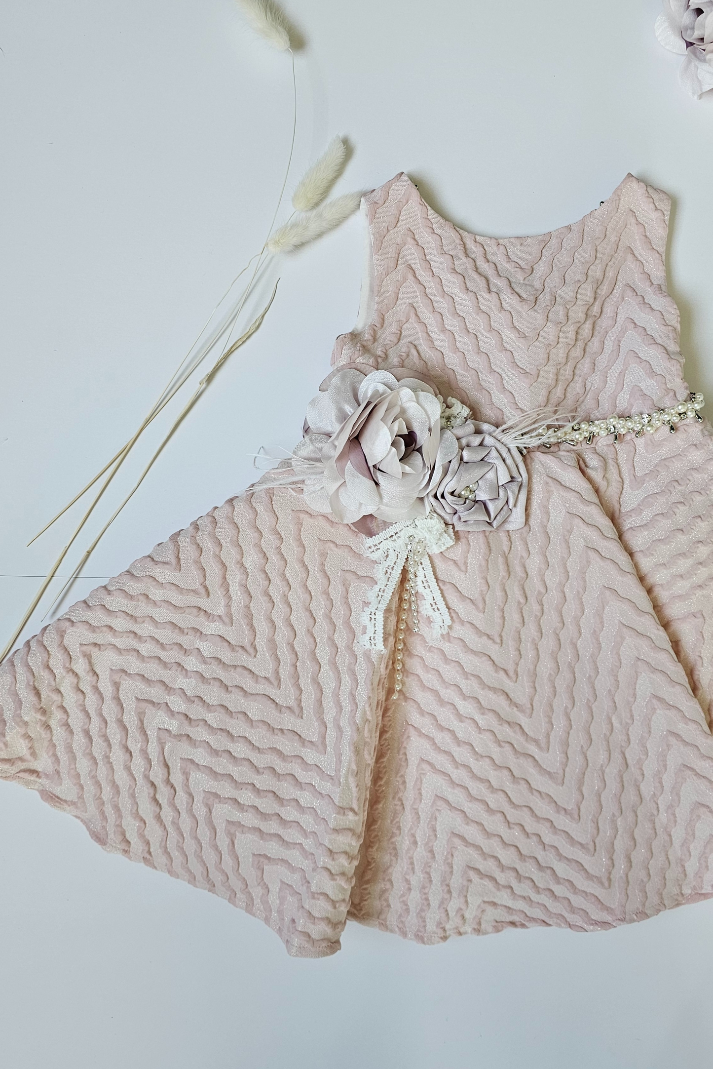 Minifashion, Festkjole til barn, Babyrosa