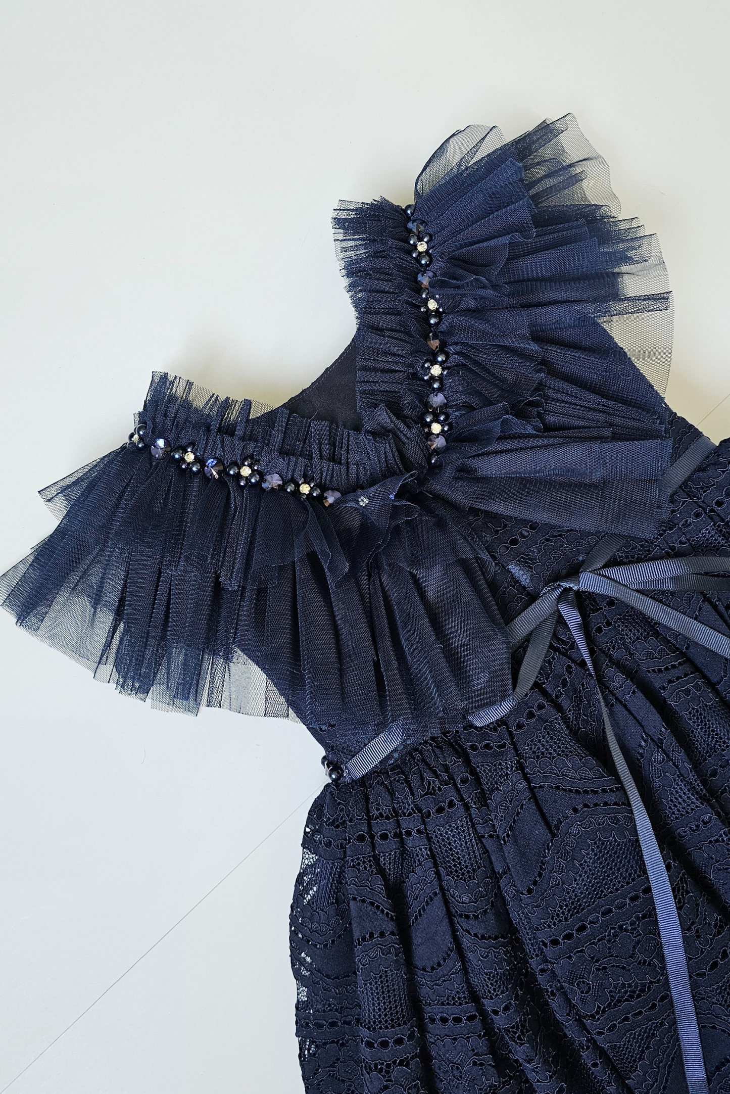 Minifashion, Festkjole til barn, Navy Blå