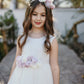 Minifashion, Festkjole til barn, tyll, off white/puderrosa